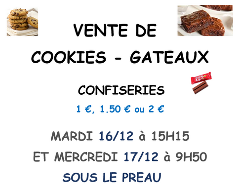 Vente de cookies
